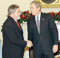 Lula e Bush